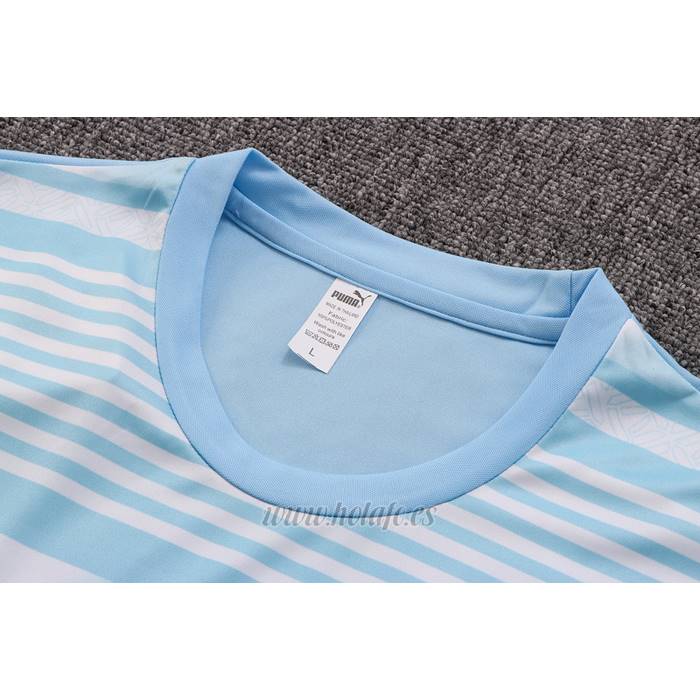 Chandal del Manchester City Manga Corta 2022 Azul